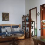 Wohnbereich mit Schlafsofa Ferienhaus Casa Verde